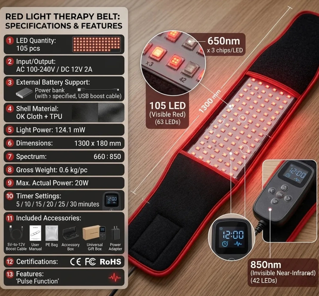 Red Light Therapy Belt™