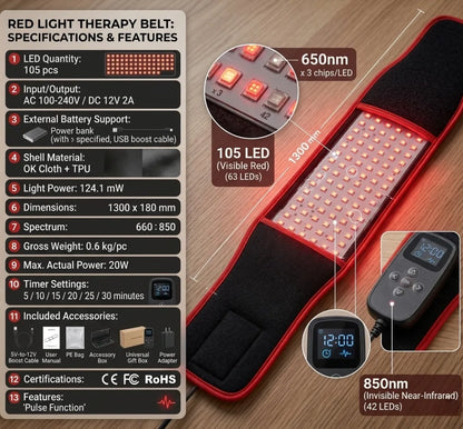Red Light Therapy Belt™